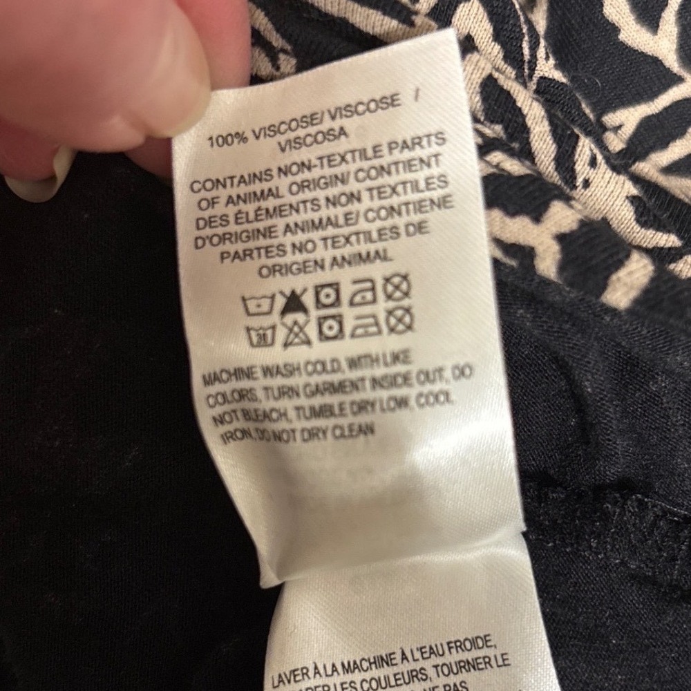 Lucky Brand Black Boho Top Size 3X - Picture 8 of 9